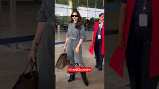 Zareen Khan at Airport shorts youtube trendingshorts bollywood zareenkhan viral [upl. by Grenier970]