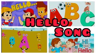 Hello Song for Kids  Greeting Song for Kids  The Singing Alphabets [upl. by Oryaj268]