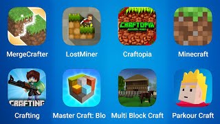 Merge Crafter Lost Miner Craftopia Minecraft Crafting Master Craft Multi Block Craft [upl. by Eyr]