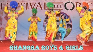 Bhangra Boys and Girls  Festival dellOriente 2018 [upl. by Eisiam]