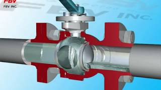 ball valve Animation [upl. by Haleemak]