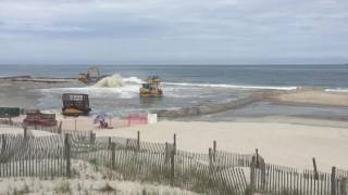 LBI Beach Replenishment  Holgate NJ [upl. by Lizned]