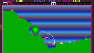 Tank Wars Longplay DOS [upl. by Willumsen]