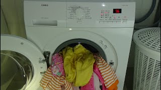 AEG Lavamat Protex L72475FL synthetics time save 40 °C program washing machine test example 256 [upl. by Alberto298]