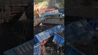 Derailment at BSP div viralnews youtubeshorts [upl. by Dorey]