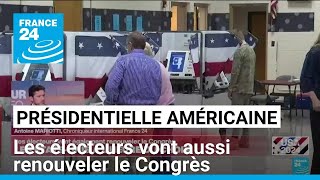 EtatsUnis  audelà de la présidentielle les électeurs vont renouveler le Congrès [upl. by Baler]