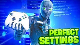 NEW BEST Controller SETTINGS  Sensitivity Guide Tutorial Fortnite Settings Explained [upl. by Kcirret]