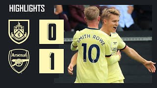 HIGHLIGHTS  Burnley vs Arsenal 01  Premier League  Odegaard with a beautiful freekick [upl. by English]