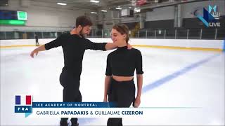 Olympic Champions Ice Dancers Gabriella Papadakis Guillaume Cizeron FD 2022  70421Edited [upl. by Aramoiz303]