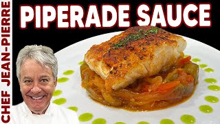 This Piperade Sauce Goes With Anything  Chef JeanPierre [upl. by Akitan]