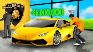 RUBO TUTTE LE LAMBORGHINI DAL CONCESSIONARIO SU GTA5 [upl. by Pillihp777]