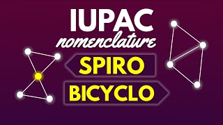 Bicyclo and Spiro Compounds  IUPAC Nomenclature  Organic Chemistry [upl. by Kristien]