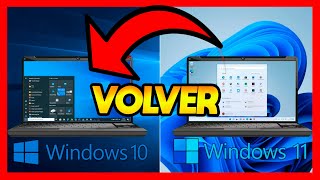 ✅COMO VOLVER A WINDOWS 10 DESDE WINDOWS 11 [upl. by Drus]