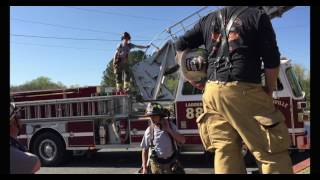 Franklinville Fire Department Aerial Training [upl. by Annibo]