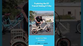 EZ Transit Folding Etrike with 750watt Motor [upl. by Llereg]