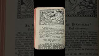 Saint Andrews Daily Missal Feast of St Matthew [upl. by Allicserp]