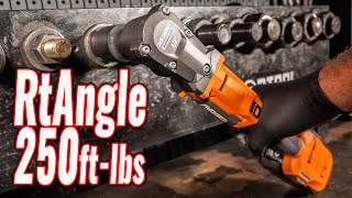 RIDGID 18V Right Angle Impact Wrench Review R8721 amp R8720 [upl. by Bennion714]