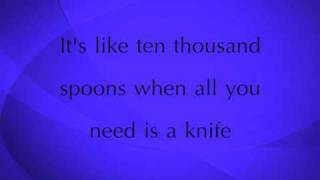 Alanis Morissette  Ironic wlyrics HQ sound [upl. by Arramahs449]