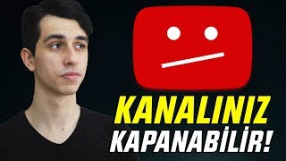 DİKKAT EDİN KANALINIZ KAPANABİLİR 😨  Youtube İhtar Sistemi [upl. by Anica766]