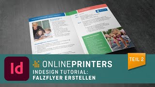 InDesign­Tutorial Falzflyer erstellen  Teil 2 [upl. by Drofniw369]