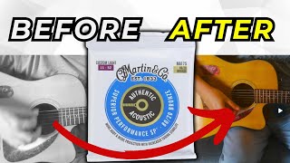 Martin Acoustic Guitar Strings  Should you try them [upl. by Henry]