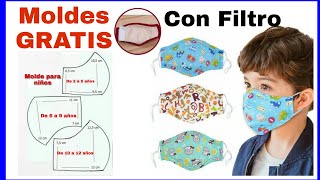 COMO HACER CUBREBOCAS PARA NIÑOS como hacer tapabocas para niñosmascarilla para niños [upl. by Berri]