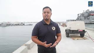 Patrick Vu on what it takes for NAVFAC Southwest to build NIWCs Pier in Point Loma San Diego [upl. by Annairb]