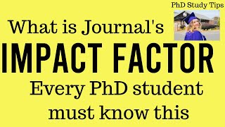 What is impact factor of journals [upl. by Limoli]