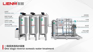 5000L One Stage Reverse Osmosis Water Treatment [upl. by Asilad]