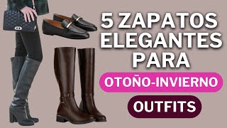 5 ZAPATOS ELEGANTES Y CLÁSICOS para el otoño invierno 2024  OUTFITS [upl. by Afinom]