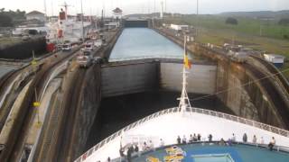 PampO Cruises Oceana Panama Canal Transit Part 2 [upl. by Medina]