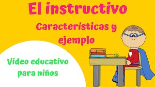 EL INSTRUCTIVO  SEGUNDO GRADO DE PRIMARIA  VIDEO PARA NIÑOS [upl. by Cherie161]