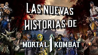 Las NUEVAS HISTORIAS de TODOS LOS PERSONAJES en Mortal Kombat 1  Bledan [upl. by Mlawsky]