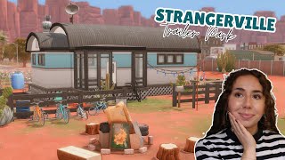 StrangerVille Trailer Park  The Sims 4 Speed Builds [upl. by Mandelbaum]