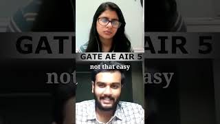 GATE Topper Suggestion to Other GATE Aspirants iit btech mtech aerospaceengineering [upl. by Eehtomit]