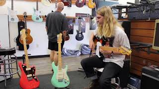 Tagima Guitars Demo at Jims Music Center in Tustin [upl. by Urbano]