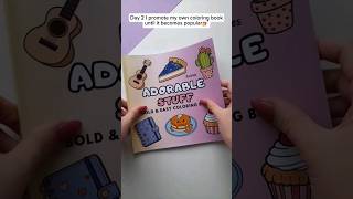 ASMR coloring with MARKERS🩷  Adorable Stuff shorts stressrelieving [upl. by Aitnahc115]