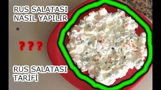 RUS SALATASI NASIL YAPILIR RUS SALATASI TARİFİ [upl. by Mannes]