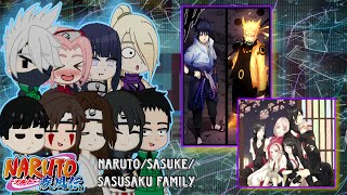 Friends Naruto React To NarutoSasuke And SasuSaku [upl. by Adama]