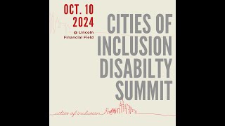 Cities of Inclusion Disability Summit  Good Jobs for All [upl. by Hewitt]