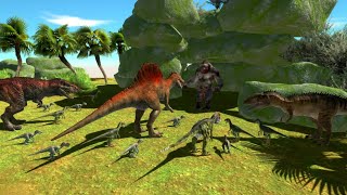 Goro The Giant vs Carnivore Dinosaurs  Animal Revolt Battle Simulator [upl. by Terencio604]