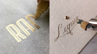 AMAZING CALLIGRAPHY AND LETTERING WITH A MARKER WITH A PEN SUPER CALLIGRAPHY [upl. by Fronniah]