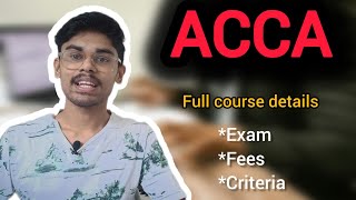 ACCA explained  Course details acca accaexams [upl. by Drofnelg]