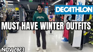 6 MUST HAVE DECATHLON Winter Outfits DECATHLON HAUL [upl. by Pros]