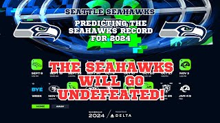 Seattle Sports Show  Seahawks 2024 Season Record Prediction [upl. by Notffilc]