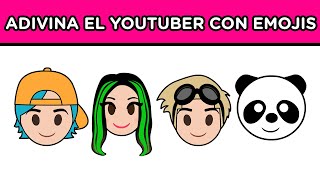 ADIVINA EL YOUTUBER CON EMOJIS 😎  EL RETO MAS DIVERTIDO DEL MOMENTO  YOU OCIO [upl. by Audette]