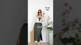 SUMMER TRY ON HAUL  ZARA OUTFITS IDEAS  youtubeshort oodt zarahaul [upl. by Ittap]