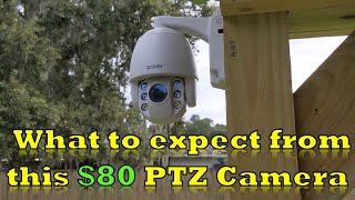 What to expect from an 80 PTZ Camera  Zositech Pan Tilt Zoom Camera [upl. by Stanford835]