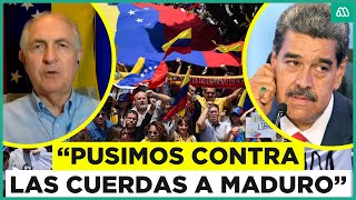 Líder de la oposición asegura que existe presión mundial contra Maduro [upl. by Seravat]