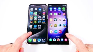 iPhone 15 Pro Max vs Galaxy S23 Ultra Speed Test [upl. by Llerol]